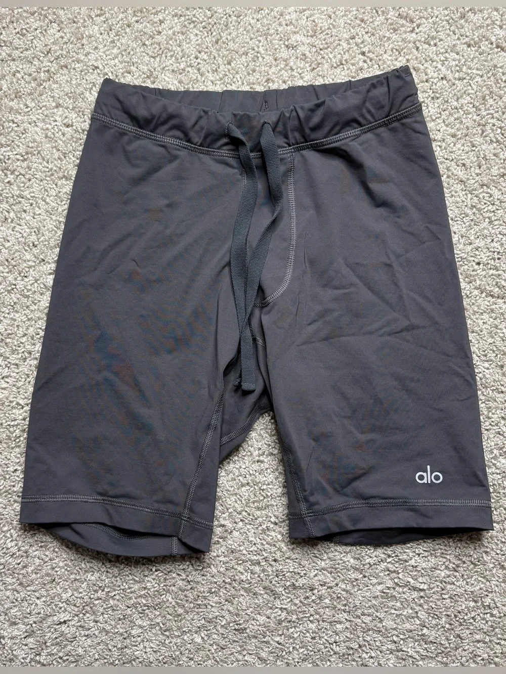 Alo Yoga Tie Waist Bike Shorts